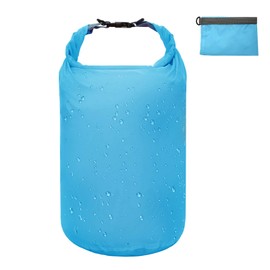 5L/10L/20L/40L/70L Dry Bag Dry Sack Waterproof Lightweight Portable, Dry Storage Bag to Keep Gear Dry Clean for Kayaking, Gym, Hiking, Swimming, Camping, Snowboarding, Boating, Fishing(Blue, 70L)