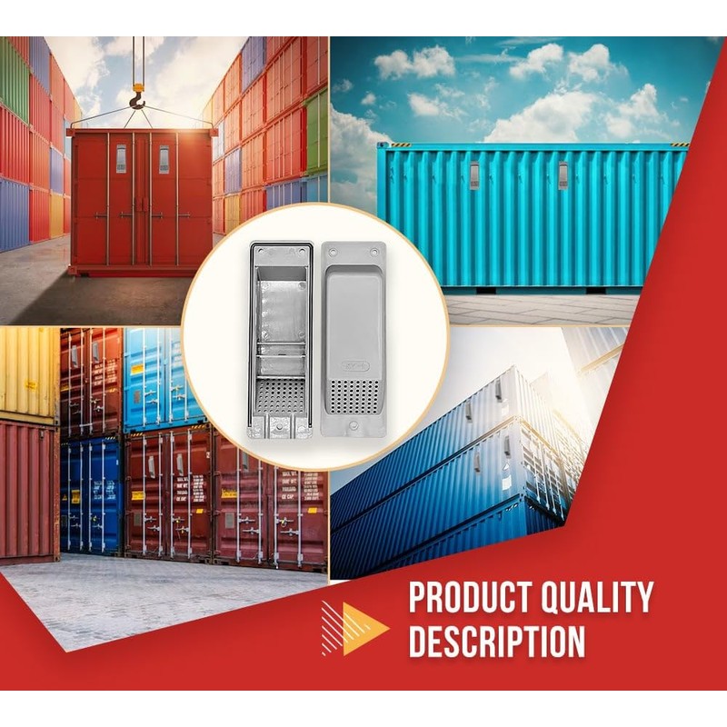 Mytee Products (4 Pack) Shipping Container Air Vent, Cross Flow