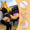 Shipped Within Three Days Halloween New Wolf Fox-Tail Keychain 40cm