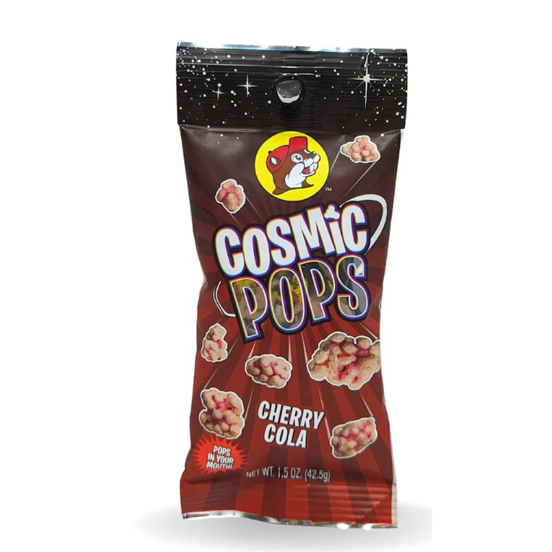 Buc-ee's Cosmic Pops Popping Candy - Pocket Sized 1.5 oz