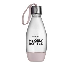 SodaStream My Only Bottle Pink - 0,5 Liter - Aluminium, Langlebige Flasche für unterwegs - Flasche für Sprudel- und Tafelwasser - UV-beständig - BPA-frei - Perfekt für unterwegs Dank der Trageschnur