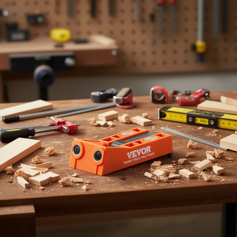 Mini Pocket Hole Jig System 9 Inch C Clamp Drill