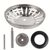 Sink Strainer Basket, 1 Pack, Diameter 78 mm Strainer Basket,
