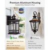 OPAXIS Porch Lights Outdoor with Motion Sensor, 2 Packs Oil