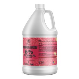 Hydrogen Peroxide 6% Technical Grade - 1 Gallon – for Industrial Cleaning, Oxidation, Chemical Processing, Bleaching, and Wastewater Treatment