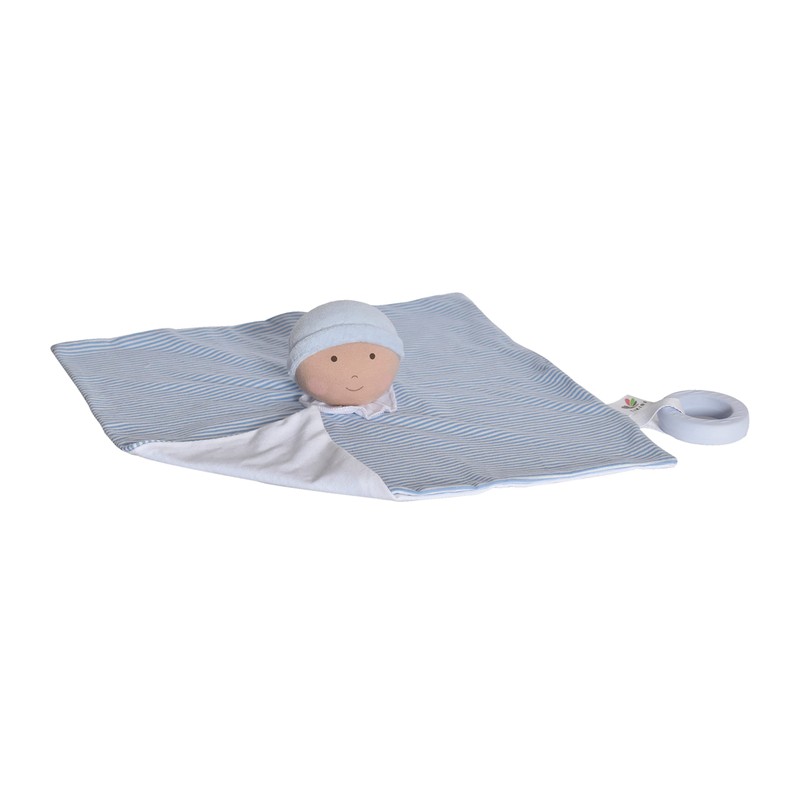 Tikiri 8562032 Comforter Blue with Teething Aid Made of Natural