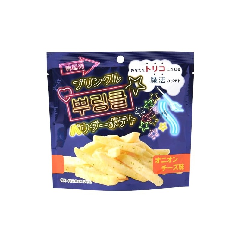 Ajigen Prinkle Potatoes, 1.8 oz (50 g) x 5 Packs