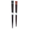 Wife Chopsticks Japanese Rabbit, Black, Red, Choose from Design Paulownia