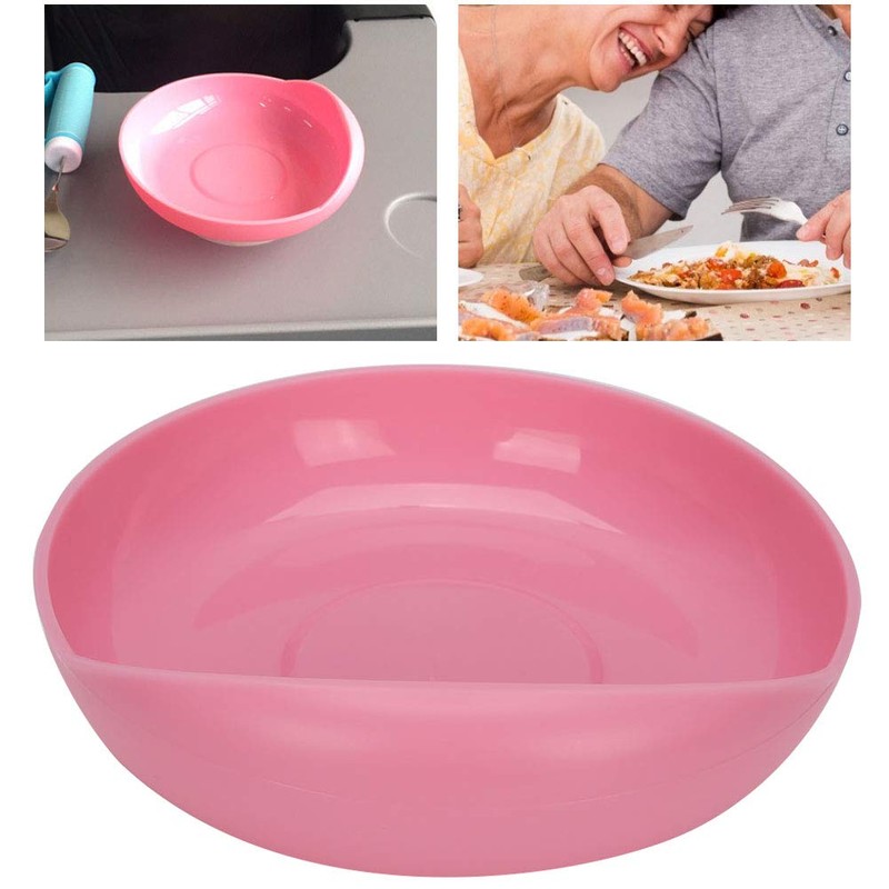 Plate for Adults Elderly Care Spill-Proof Plate with Suction Cup