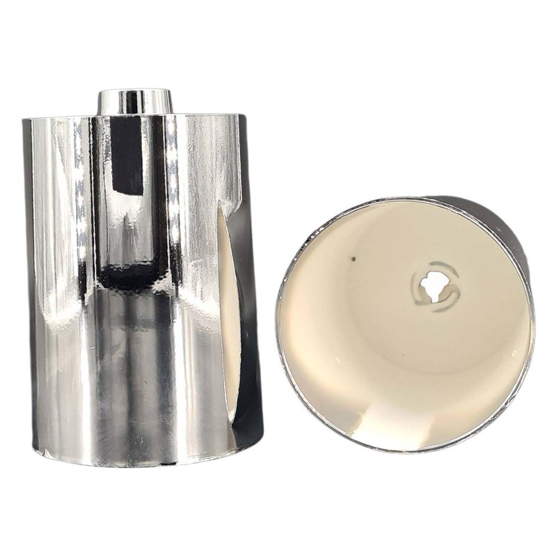 Lamp Canopy Chrome Diameter 60 mm Height 80 mm Plastic