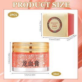 2 Stück Drachenblut Creme, Retinol Creme Gesicht, Anti Falten Gesichtscreme, Nourishing Rejuvenating Cream, Feuchtigkeitsspendender, Aufhellender Hautton