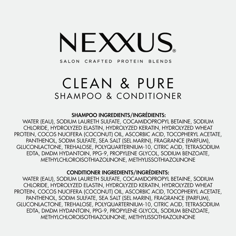 Nexxus Clean and Pure Clarifying Shampoo and Conditioner 2-Pack With