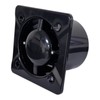 Modern Black Bathroom Extractor Fan, 100mm, 75m³/h Flow Rate, 26dB,