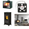High Temperature Metal Axial Fan Axial Fan for Fireplace Cassettes