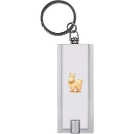 Azeeda 'Cute Llama Standing' Keyring LED Torch (KT00043111)