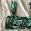 Dippin' Daisy's Nwt Dippin' Daisy's green Tropical Bikini Top Size