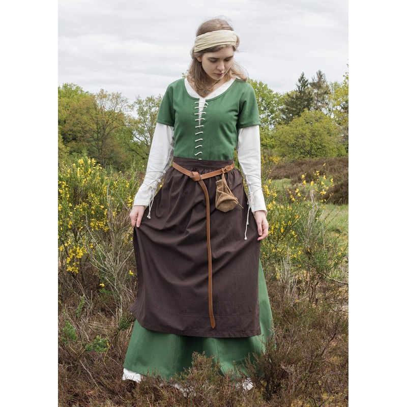 Battle-Merchant Long Medieval Cotton Apron for Medieval Viking LARP or