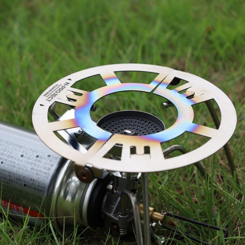 N-project Titanium Folding Trivet Ver.2 - Specially designed for SOTO