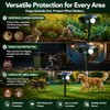 2026 Sonic Fortress Pro Deer Repellent,Cat Deterrent Squirrel Rabbit Racoon