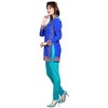 Maple Clothing - Blusa de túnica para mujer, estampada, corta,
