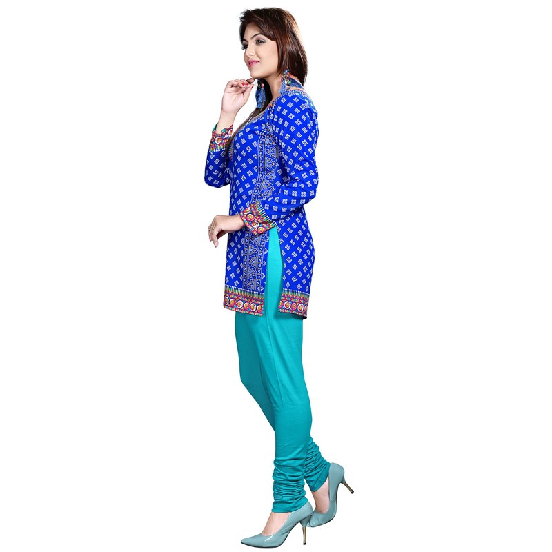 Maple Clothing - Blusa de túnica para mujer, estampada, corta,