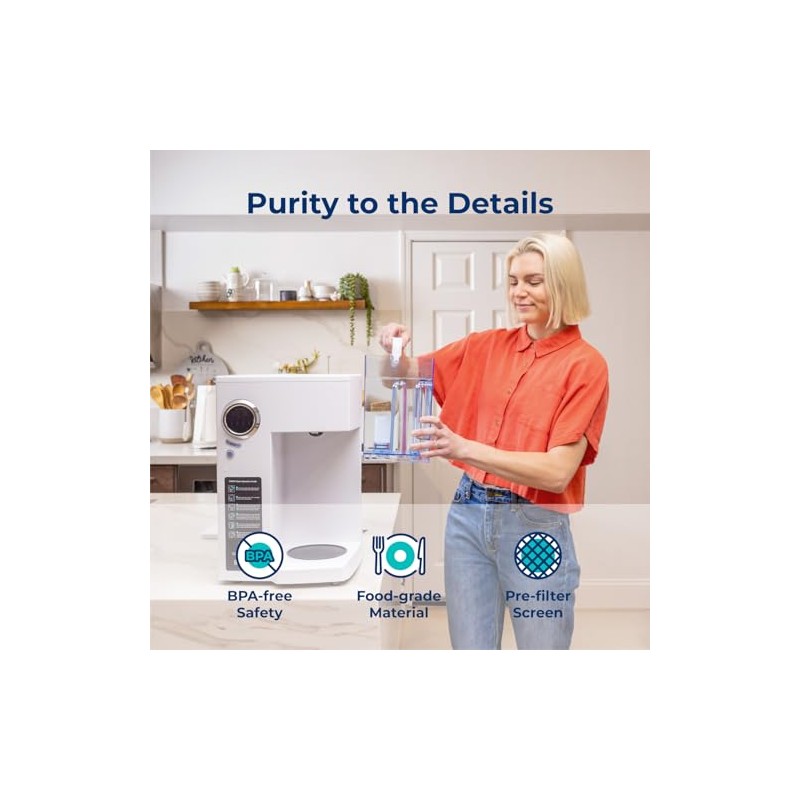 Bluevua RO100ROPOT Reverse Osmosis System Replacement Water Tank