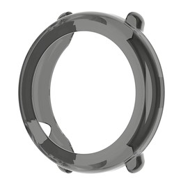 AWADUO For Polar Ignite TPU Transparent Protective Case Cover, Smartwatch Protective Case Cover Shell For Polar Ignite, Soft And Durable(TPU Black)