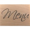 Artemio Type B Text Menu Wooden Stamp