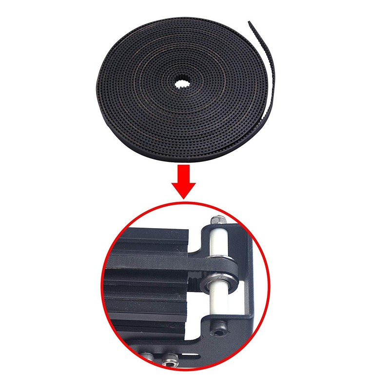3D Printer Timing Belt 5M GT2 2mm pitch 6mm wide