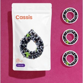 3 x Air Up Pod Original Scented Pods with Cassis Flavour - Water Bottle Accessories - Flavoured Pads - 0 Calories - No Sugar - Natural Flavours (Cassis)