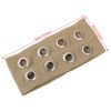 Hollow Eyelet Elastic Headband,Studded Headband Punk Style Rivet,Eyelets Elastic Stretchy