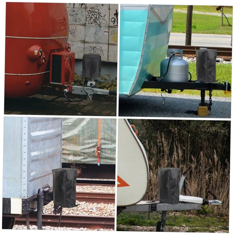 Ciieeo Rv Jack Cover with Adjustable Drawstring Protective Cover for