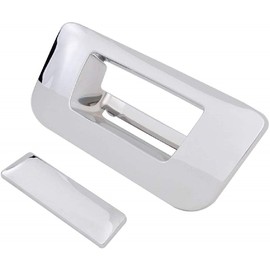 Triple Chrome Tailgate Handle Cover W/O Keyhole fit for 07-13 Chevy Silverado 1500 / GMC Sierra 1500/07-14 Silverado 2500/3500 / Sierra 2500/3500