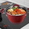 NutriChef Cooking Pot with Lid-Non-Stick High-Qualified Kitchen Cookware, 2.1 Quart