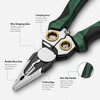 8-in-1 Electrician Pliers for Wire Work – Multi-Function Wire Stripper,