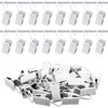 30 Pack Small Heavy-Duty Hook Clip Set Metal Curtain Hangers