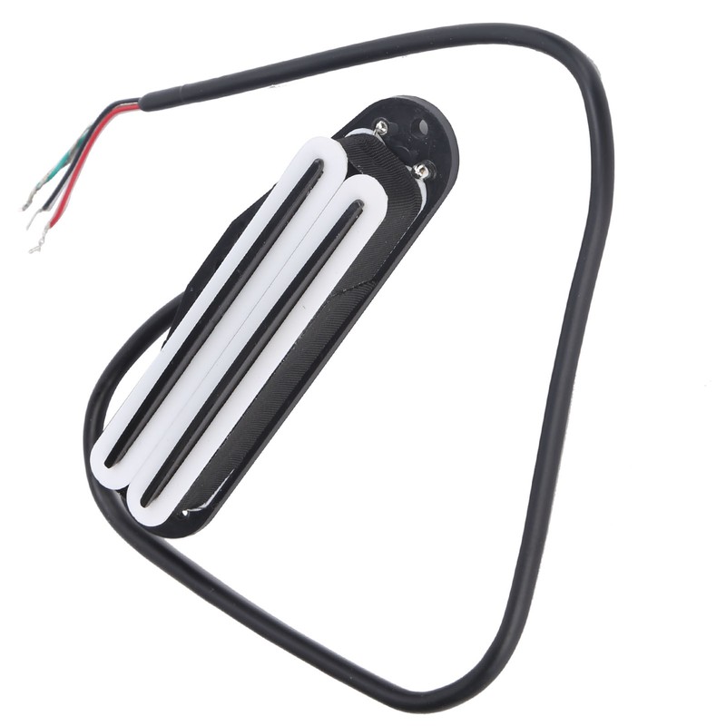 11K Dual Hot Rail Humbucker Pickup Ceramic Magnet ABS Electric