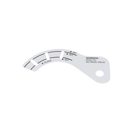 SHIMANO Unisex Y3gk89600 RD-R9250 Guide Wheel Adjustment Gauge, Black