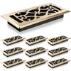 10 Pack 4 × 10 Inch Bronze Floor Vent Covers