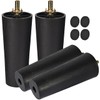 6 inch / 15cm Plastic Furniture Legs, Tchosuz Pack of