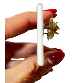 Custom Air Force Name Tag Blue Plastic (Regular Pin Posts)