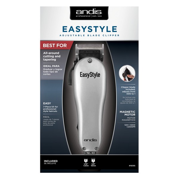 Andis Easystyle Adjustable Blade Clipper 7piece Kit #18395, Mode #MC-2