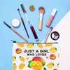 Gzrlyf Just a Girl Who Loves Mangoes Mango Makeup Bag