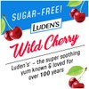 Luden's Sugar Free Wild Cherry Throat Drops, Sore Throat Relief,
