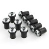 Xitomer 10 Sets M5x16 Alloy Motorcycle Windscreen Bolts Wellnut Bolt