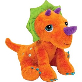 Li'l Peepers 14346 Triceratop Dinosaurier von Suki Gifts, 17 cm