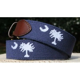 Magnolia Row Brand New South Carolina Flag Needlepoint Belt - Magnolia Row   - 38