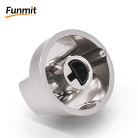 Funmit 811195 Wolf Hood Knob Compatible with Sub-Zero Wolf Range 1543418 1663418 l282212I P1363418 Replaces 805328 KIP5D44 5D44 (2 Pack)