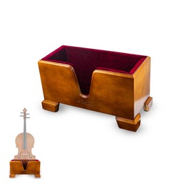 Afatatara Mahogany-tone Cello Box Stand