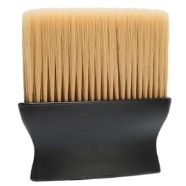 Large Size Barber Hair Cutting Brush,Professional Barber Face Brush, Barber Neck Brush for Hair Cutting,Neck Hair Removal Brush for Barber(light yellow)